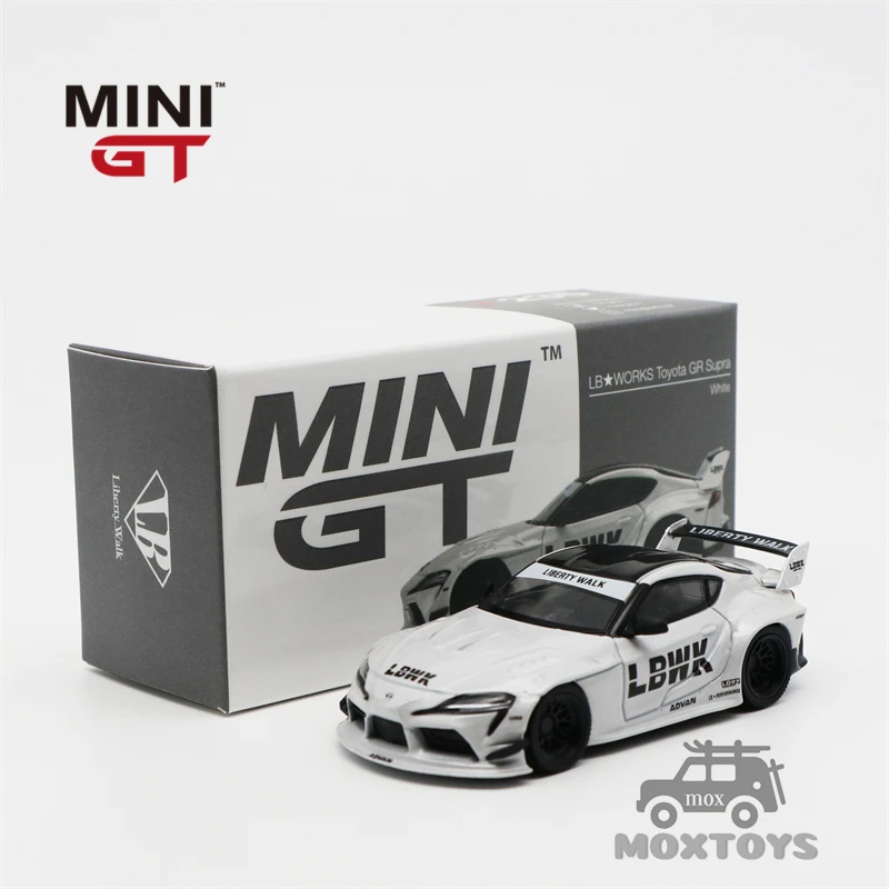 Мини GT 1:64 LBWK LB работает Toyota GR Supra белый RHD литая модель автомобиля | Игрушки и хобби