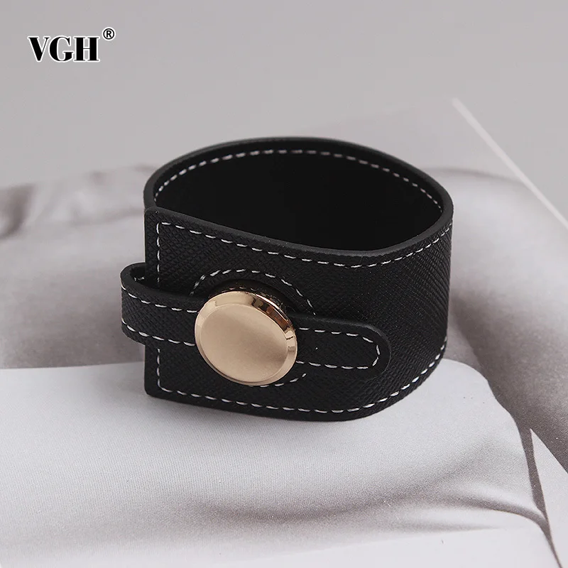 

Браслет женский из искусственной кожи, с заклепками, минималистский, 2021