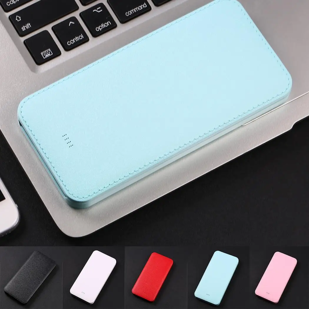 Ультратонкий двойной usb-порт power Bank Case Shell Box выход полимерный литий-ионный