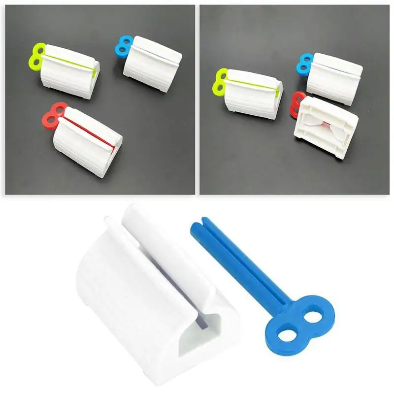 

Toothpaste Squeezer Stand Holder For Bathroom Multifunctional Squeezers Toothpaste W2B1 Convenient Rolling Tube V7O9