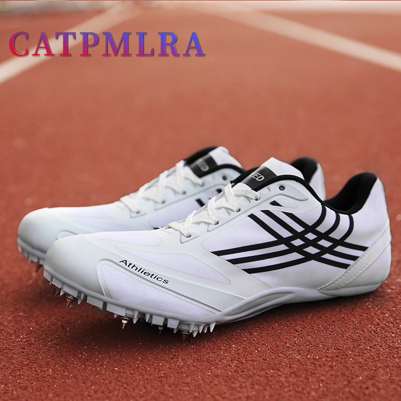 

Дышащие Беговые дорожки и полевые шипы профессиональные мужские тренировочные соревнования Спорт осмотр студенты обувь для длинных прыжк...