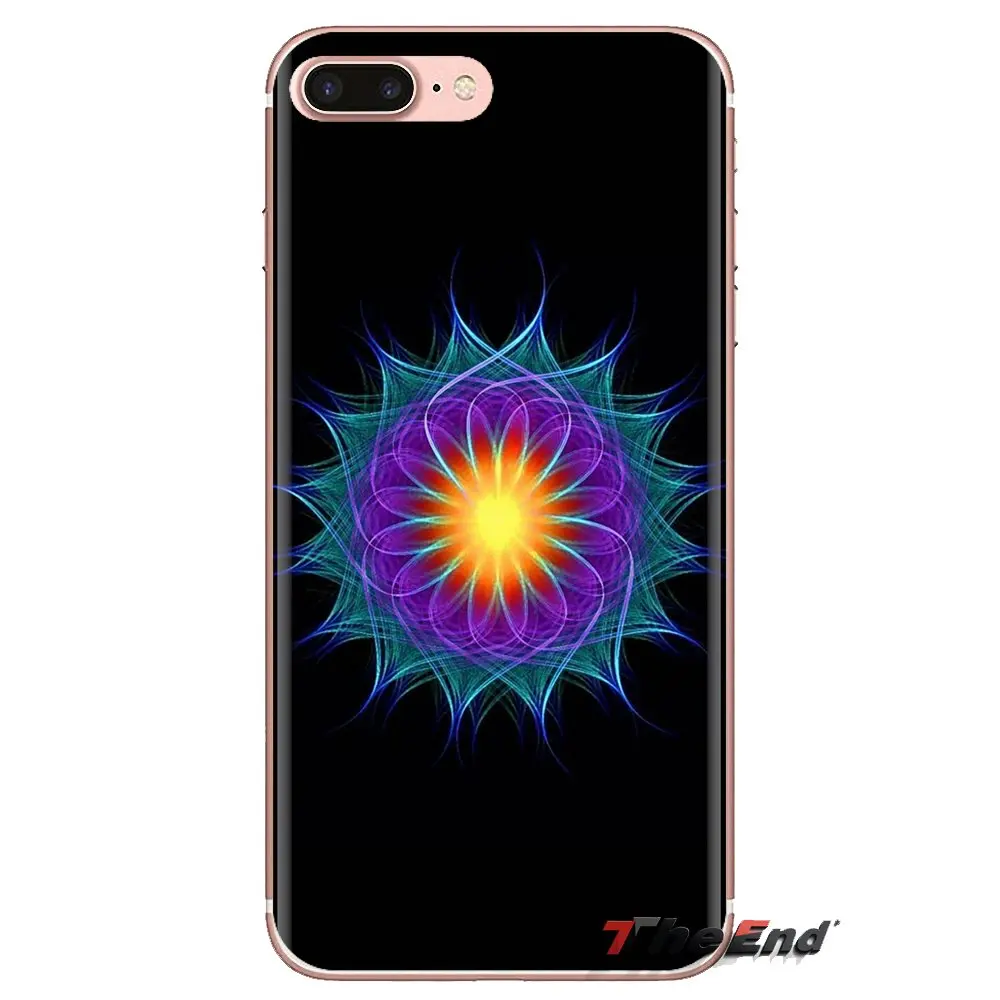 For Samsung Galaxy A3 A5 A7 A9 A8 Star A6 Plus 2018 2015 2016 2017 Transparent Soft Shell Covers Mandala psychedelic |