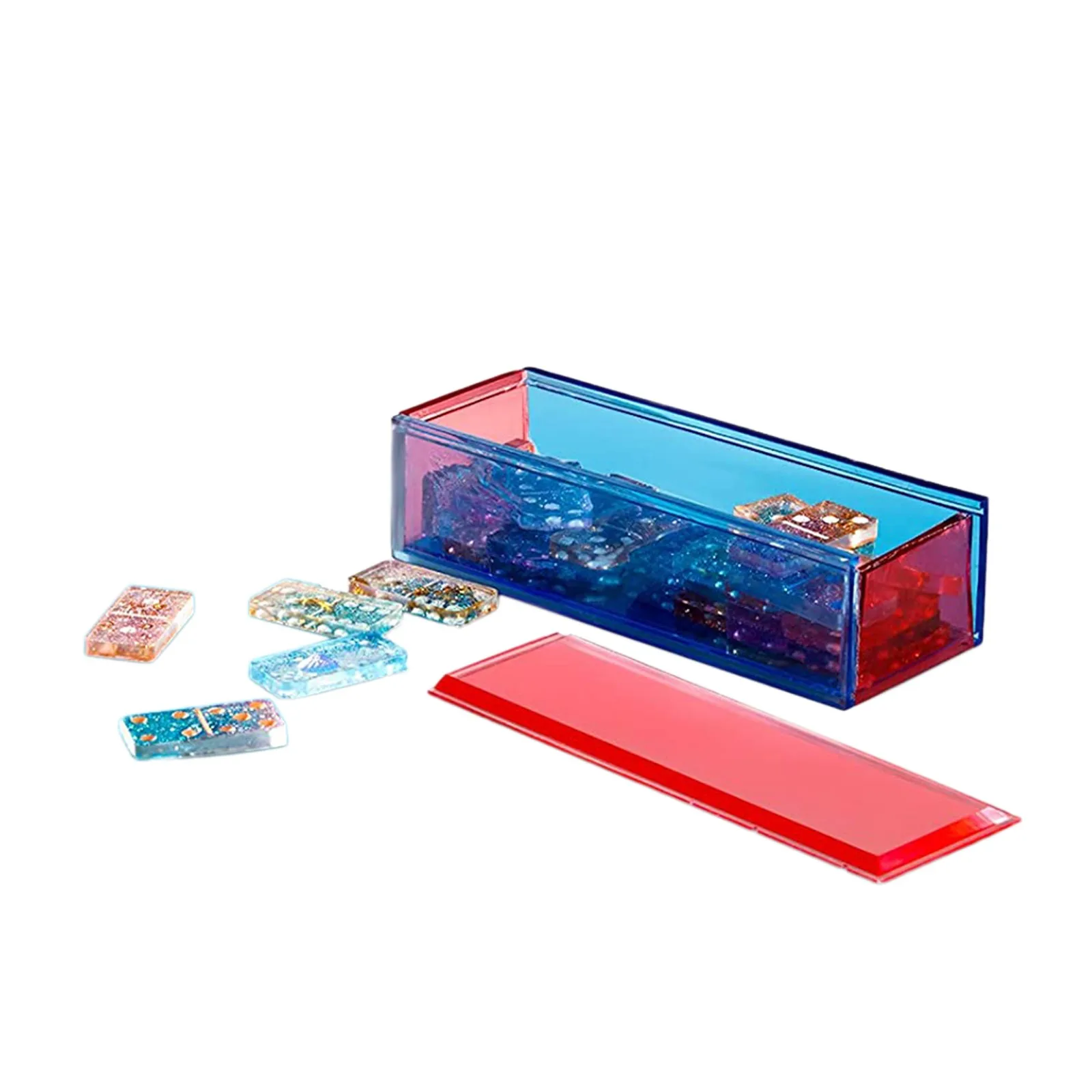 F # Новинка 1 комплект детский для фильтра Domino коробка хранения эпоксидная смола