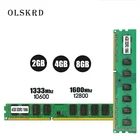ОЗУ Olskrd DDR3, 4 ГБ, 8 ГБ, 2 Гб, 1333 МГц, 1600 контактов, 1,5 в, 2 ГБ, 8 ГБ, Новый DIMM 1600 PC3 10600 12800, память для ПК, ОЗУ для всех