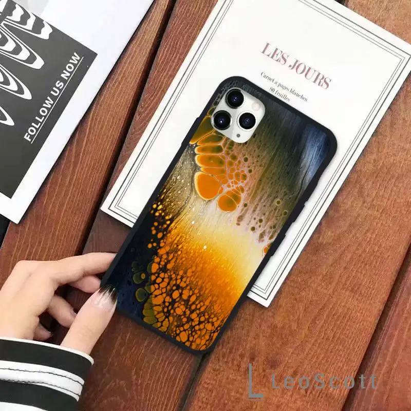 

Water ripple art sea wave Phone Case for iPhone 11 12 pro XS MAX 8 7 6 6S Plus X 5S SE 2020 XR Soft silicone
