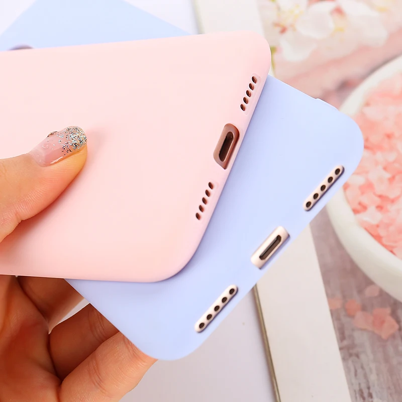 

Color TPU Silicone Case For Xiaomi Redmi Note 9s 7 8 Pro 8T 9T Redmi 7 7A 6 6A 8 8A S2 Matte Case on Redmi Note 9 Pro Max Case