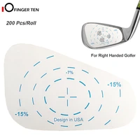 golf impact tape roll iron right handed labels oversized swing training ball hitting refill tool for men women