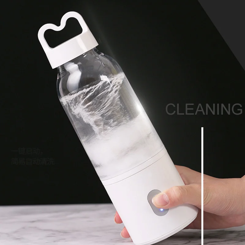 

Electric Mini Juicer Cup USB Rechargeable Plug-in Portable Fruit Vegetable Blender Mixer EDF88