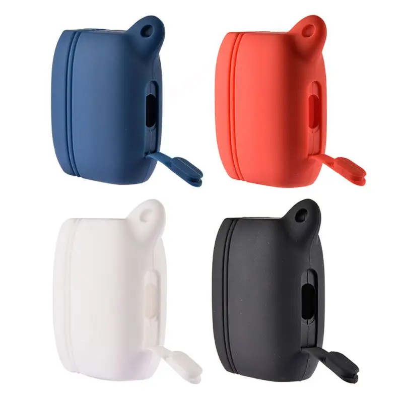 Чехол от царапин мягкий силиконовый защитный чехол с карабином ДЛЯ Jabra Elite Active 65t