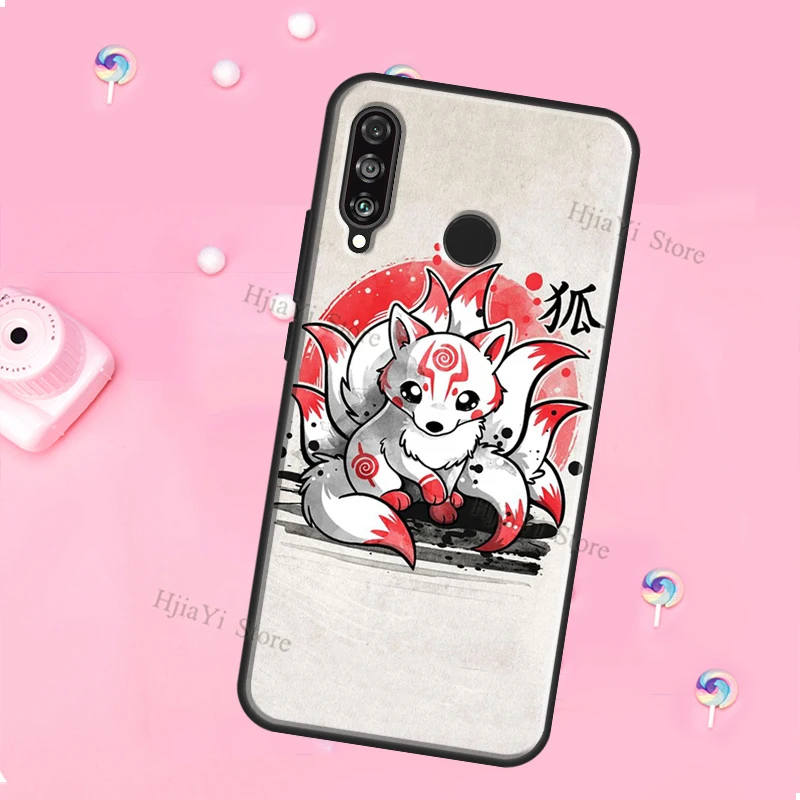 Чехол Kitsune Fox Art для Huawei Honor Magic 5 Lite X8 X9 X8a X9a 50 70 P20 P30 P40 P50 P60 Pro P Smart 2019 |