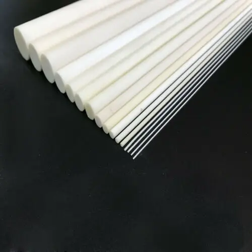 100mm Long 0.5 0.6 0.7 0.8 1 1.5 2 2.5 3-8mmOD Alumina Ceramic rods stirring bar insulate stick High Temperature resistant baton |