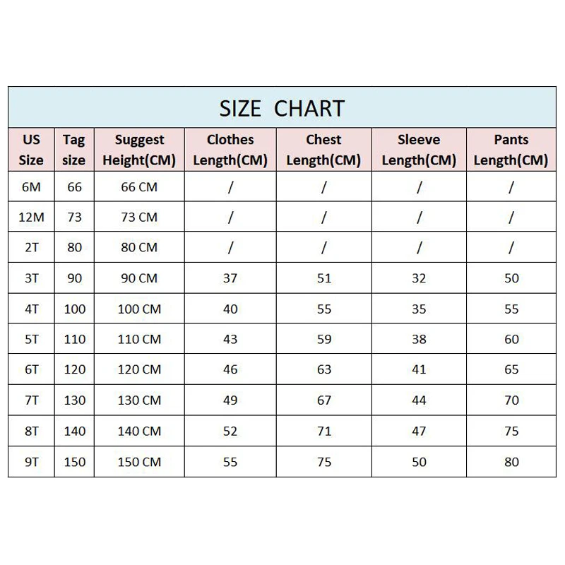 

Children Sets Clothes Baby Girls Kids Toddler Soft Cotton Long Sleeve Spring Summer Autumn Pajama With Pants