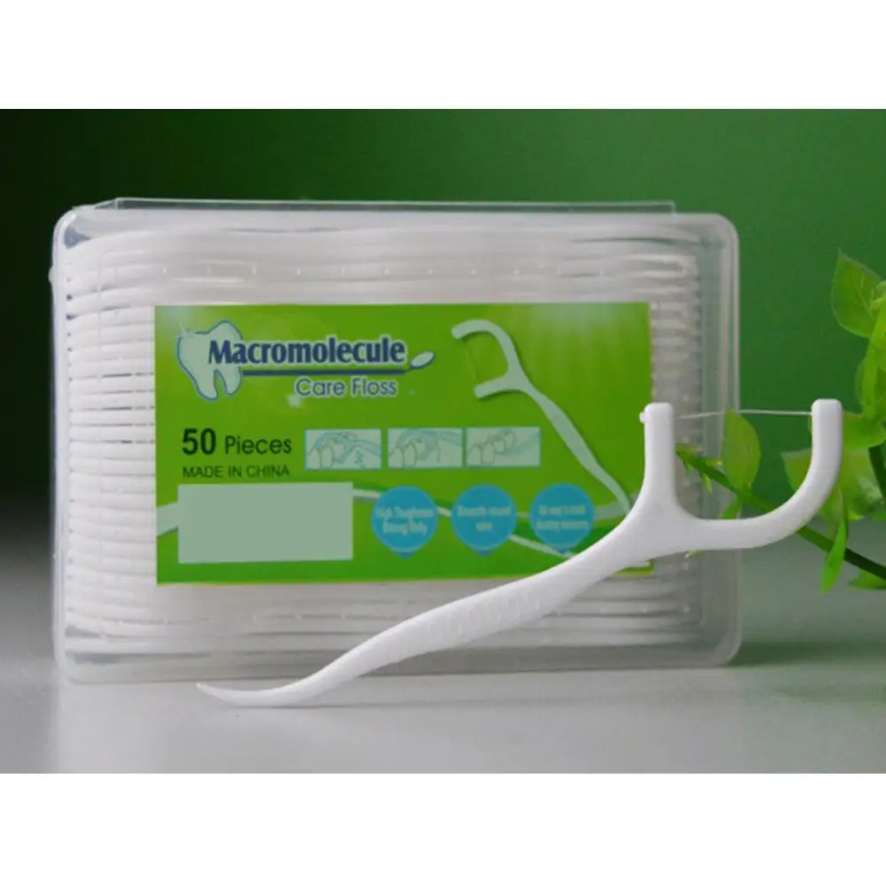 DSstyles 50 шт. зубная нить для ухода за межзубным пространством чистка зубов Зубная