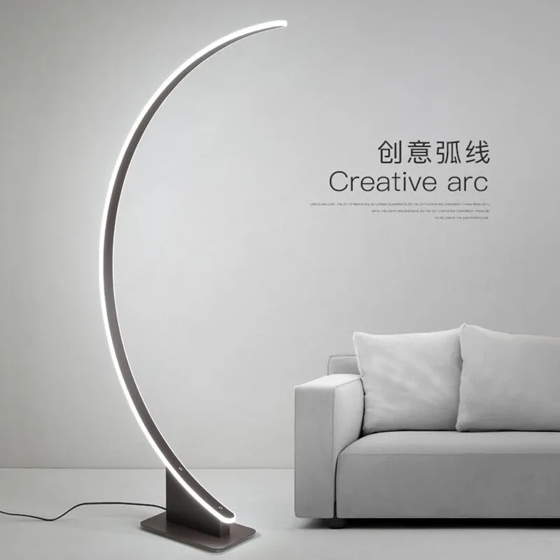 

Напольная Лампа для гостиной, простая современная лампа для чтения, прикроватная лампа в скандинавском стиле для спальни, рыболовные фортепиано, стоячие лампы для гостиной, 220 В