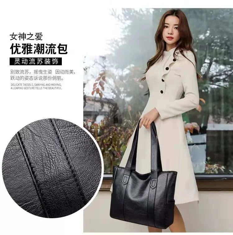 

women Leather handbags Fashion big totes bag Retro Embossing Leather Ladies Shoulder Bag Large Tote Purse Women Handbag