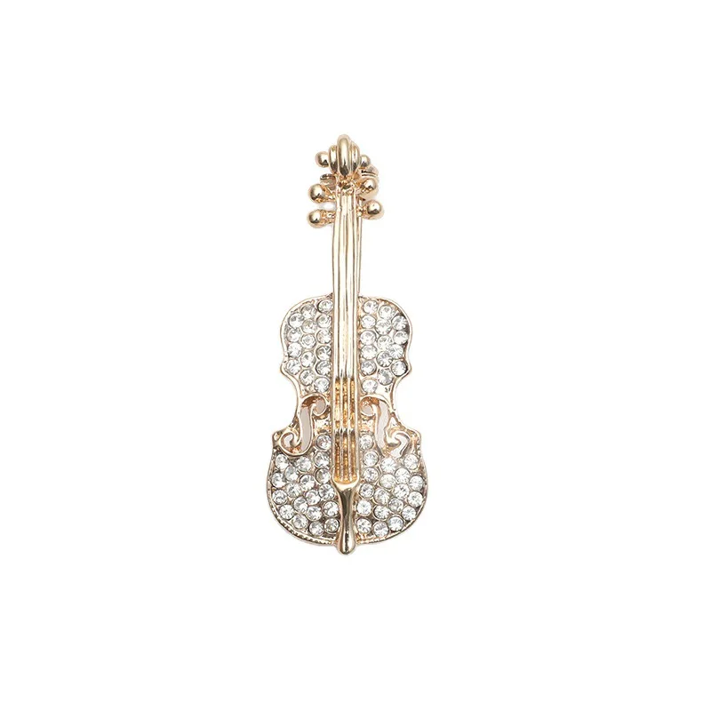 

fashion jewelry pin for women violin brooch 2020