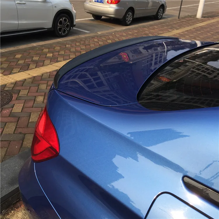 Спойлер для BMW F30 F35 2015 2018 320li 325li M3 Высокое качество карбоновое волокно заднее