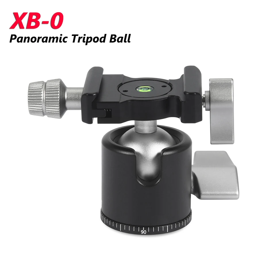 

Dual Panoramic Tripod Ball Head with Quick Release Plate For 720 Degree Shooting Bearing for Professional Tripod DSLR Camera