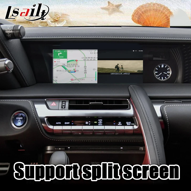 4G Lsailt CarPlay/ Android мультимедийный видеоинтерфейс для Lexus LC500h 2018 года выпуска с YouTube