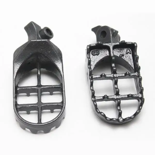 Пара Левая Правая Подножка для мотоцикла подножка ног серый колышек Honda XR50R Kawasaki