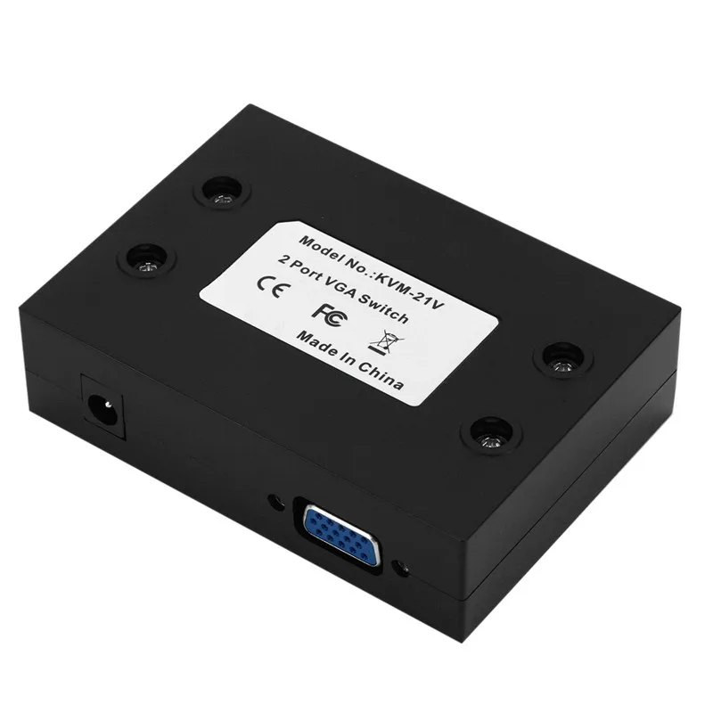 Коммутатор VGA 2 в 1 с двумя входами и одним выходом переключатель для нескольких
