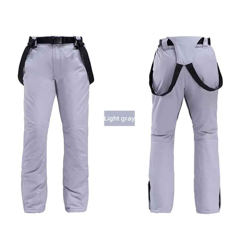 Зимний лыжный костюм для мужчин и женщин ветрозащитный водонепроницаемый