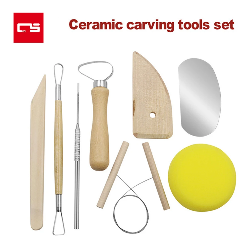 

8 in 1 Clay Sculpting Kit Molding Tools for DIY Ceramic Pottery