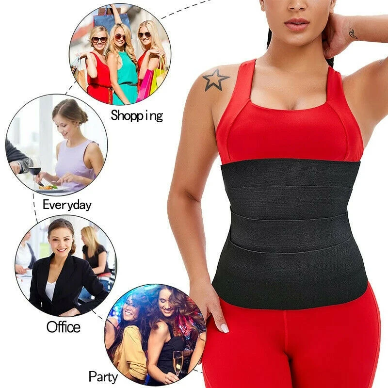 

Waist Trainer Shaperwear Belt Women Slimming Tummy Wrap Belt Resistance Bands Cincher Body Shaper Fajas Control Strap