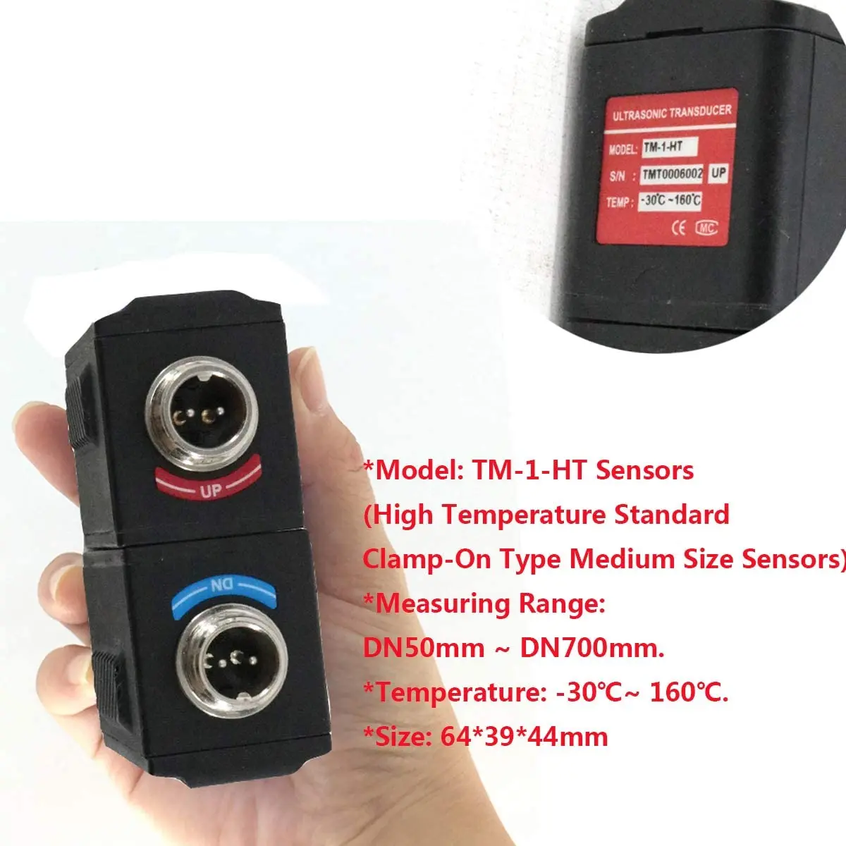 TM-1-HT датчик высокой температуры HM-HT Средний Монтажный кронштейна TUF-2000H DN50 ~ 700 мм
