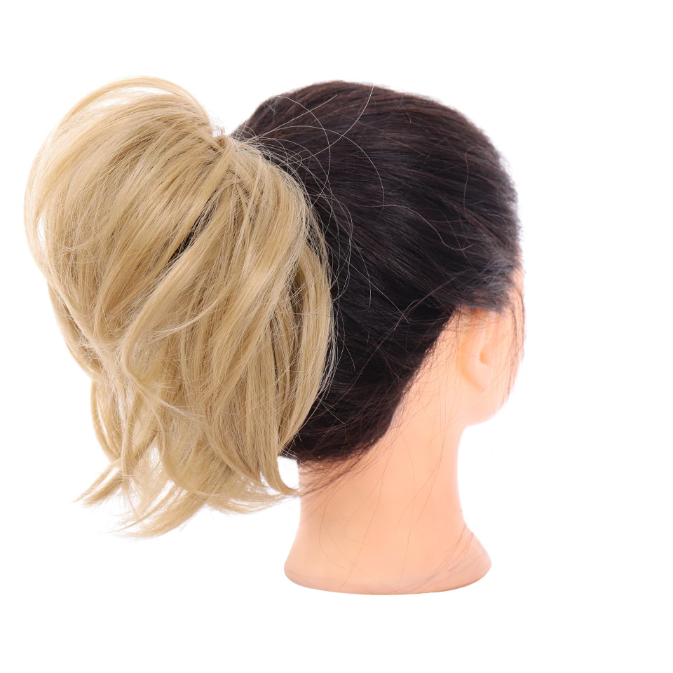 AILIADE синтетический эластичный прямой пончик-шиньон резинка для волос обертка