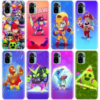 Cartoon Cute Stars Silicone Phone Case for Xiaomi Redmi Note Pro Max 10S NFC Soft Cover