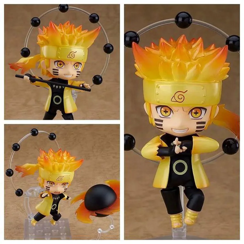 Bandai 10 см Наруто Q Edition удзумаки утутукуки хагоромо подвижная фигурка в коробке