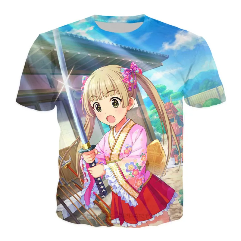 Японская летняя Фестивальная футболка Kawaii Kimono для девочек забавные хипстерские