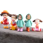 Милые мини-фигурки миниатюрных девушек, изделия из смолы, украшение для сказочного сада гномов, моховые террариумы, украшения для дома