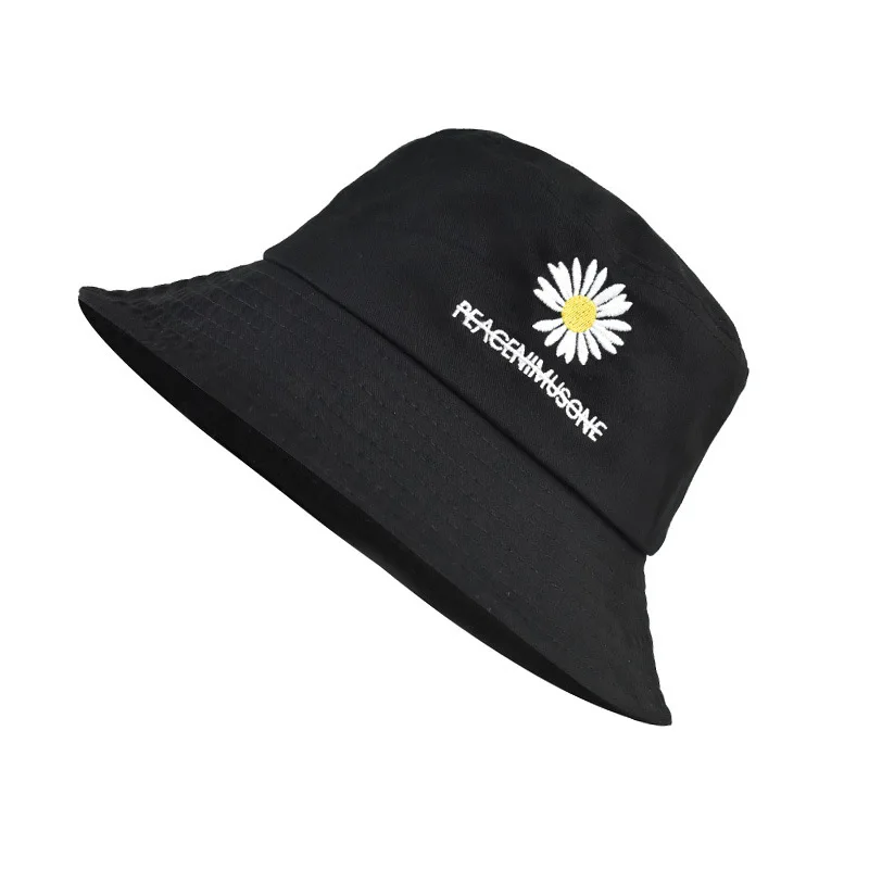 

Little chrysanthemum girl pot hat chrysanthemum fisherman hat sunshade hat Four Seasons couple all-match fisherman hat tide