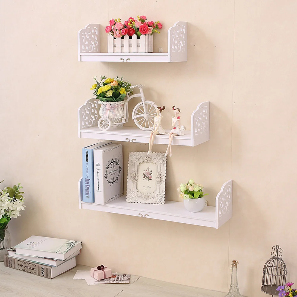 Креативная внутренняя настенная полка в скандинавском стиле для гостиной