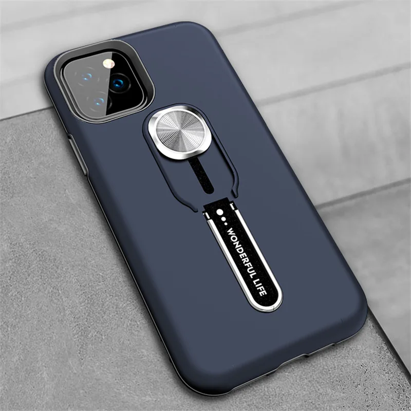 Гибридный чехол-подставка для iPhone 11 Pro Max защитный с откидной крышкой XS XR X 6 7 8 Plus |