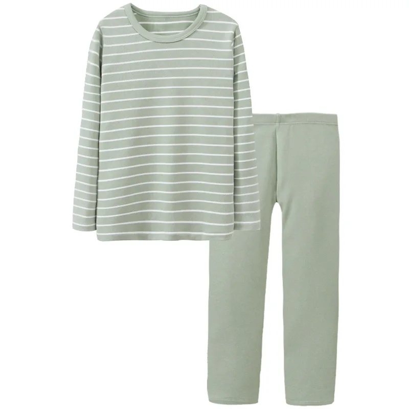 

2020 new children's pajamas autumn and winter thickened pajamas set autumn clothes long trousers boys clothes kids pajamas