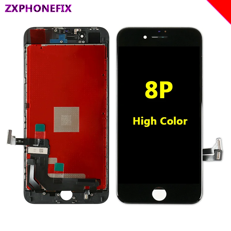 Для iPhone 8P Высокое цвет ЖК-экран Замена сборки сенсорный экран дисплей 100%