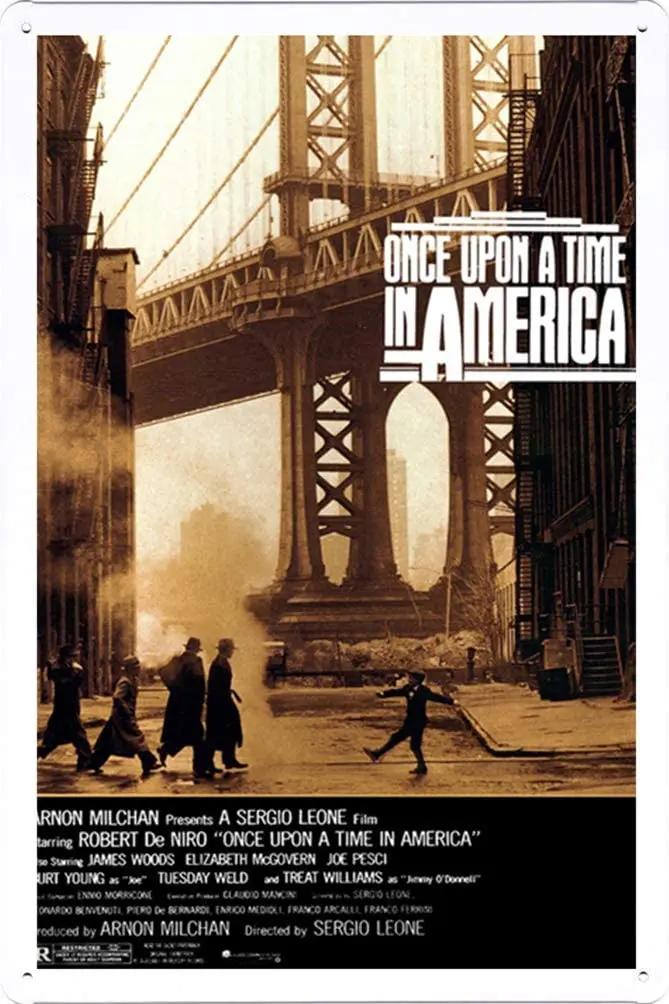 

Metal Tin Sign Once Upon A Time Bar Pub Home Vintage Retro Poster Decor Tin Sign 8 x 12 inches