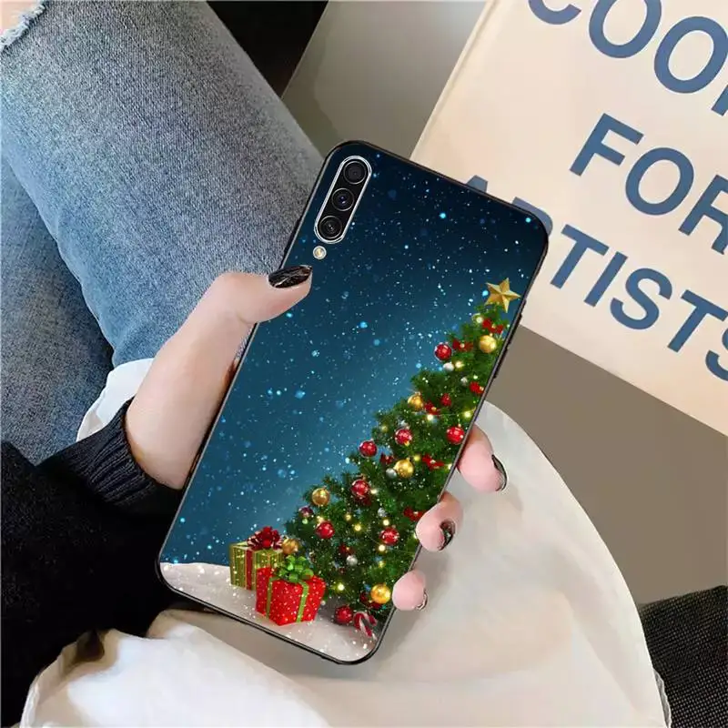 

New Year Marry Christmas Holiday Tree Phone Case For Samsung galaxy A S note 10 7 8 9 20 30 31 40 50 51 70 71 21 s ultra plus
