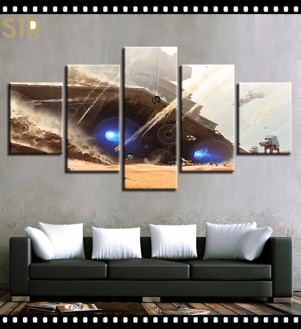 Украшения из фильма &quotЗвездные войны&quot 5 частей Постер HD украшение для гостиной