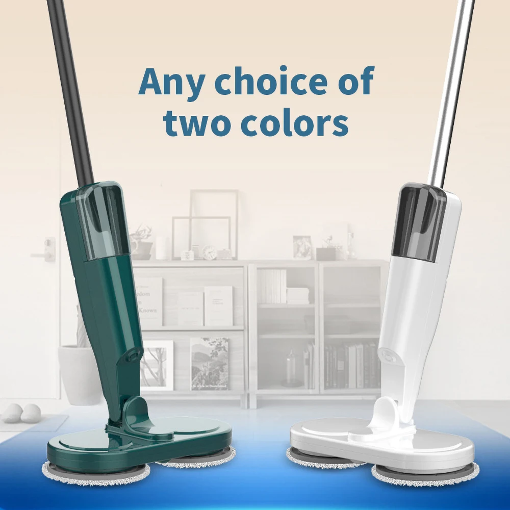 

Wireless Electric Mop Rotating Rechargeable Floor Wiper Cordless Sweeping Handheld Intelligent Swab Ground Washer 2000mAh 4060dB