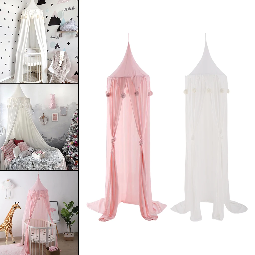 

Kids Baby Bed Canopy Mosquito Net Princess Curtain Bedding Dome Castle Tent