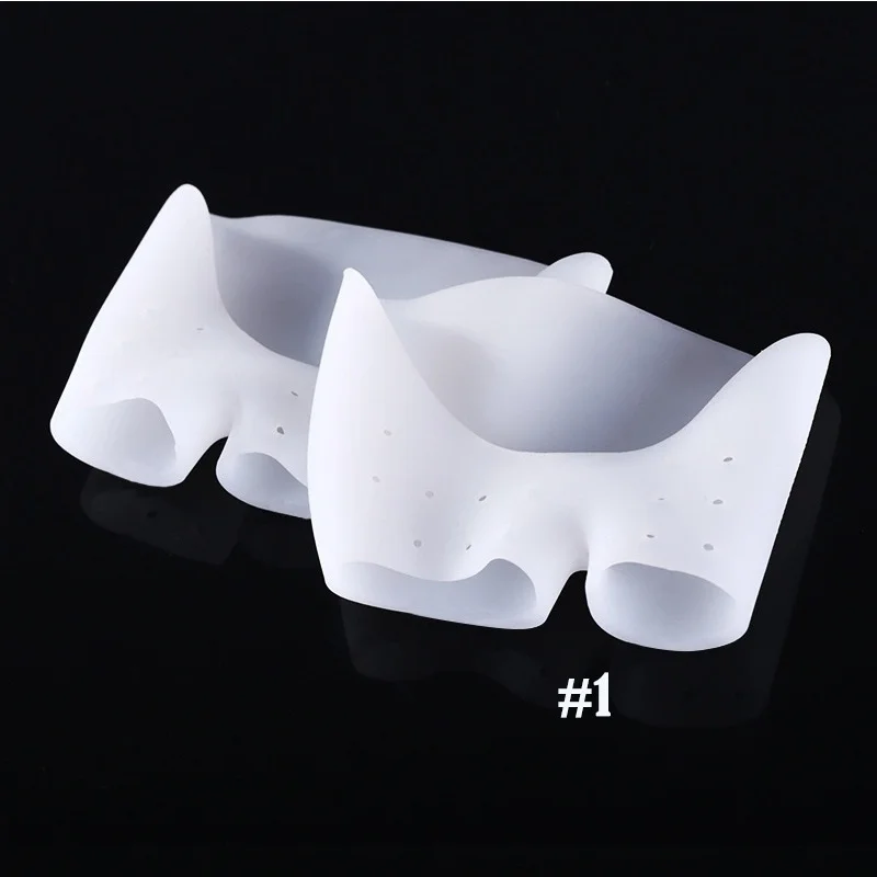 1Pair Silicone Gel Toe Straighteners Separator Corrector Protector Pain Relief | Красота и здоровье