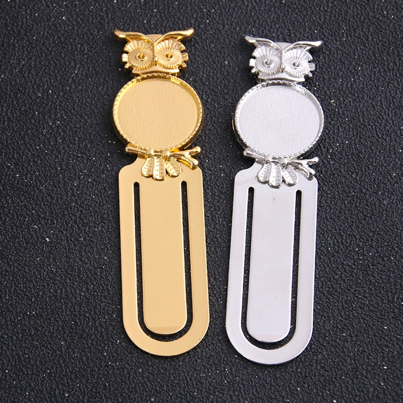 1 шт. 20 мм Внутренний размер два цвета Винтажный стиль Совы ручная работа Закладка