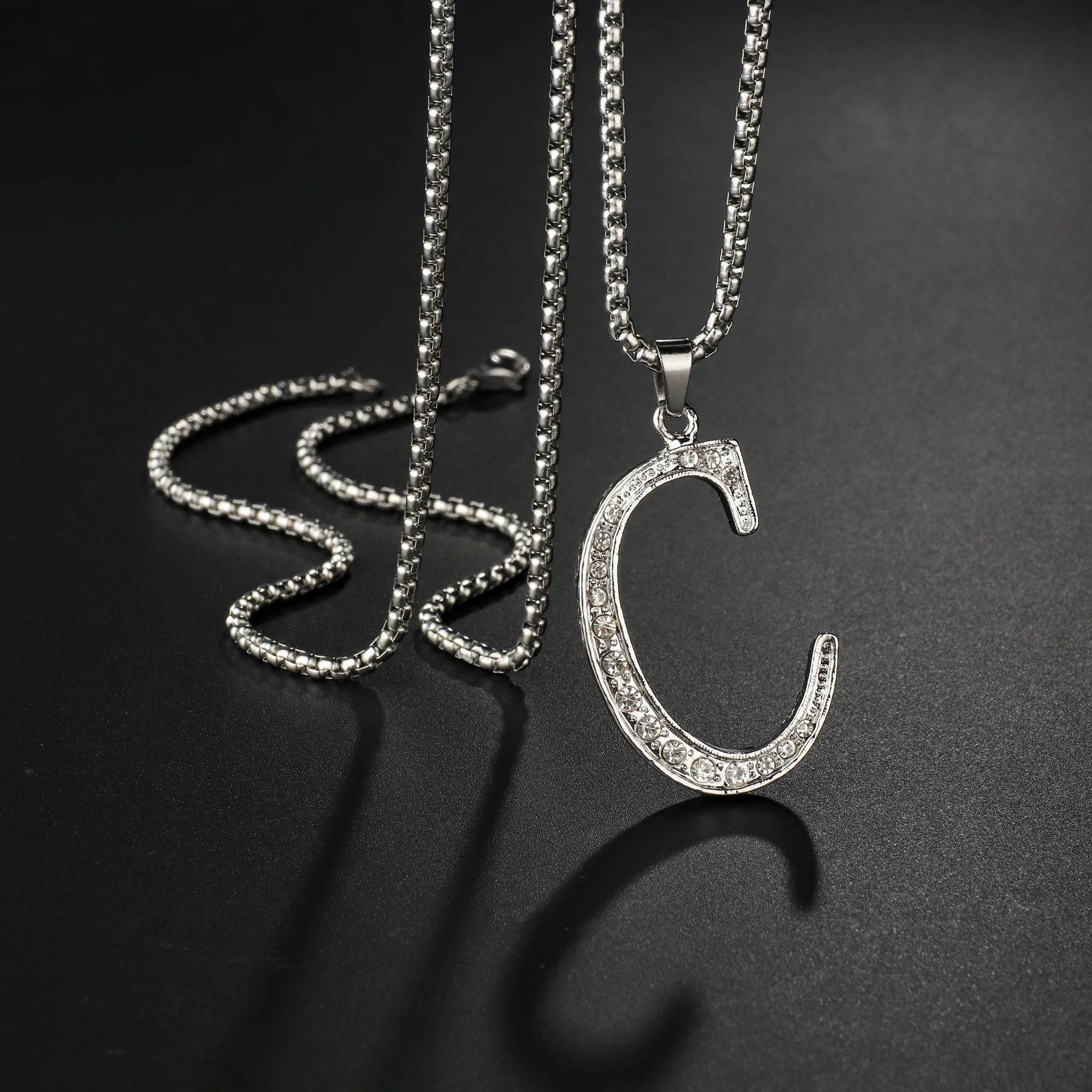 Цепочка с подвеской в виде букв алфавита для мужчин и женщин | Украшения