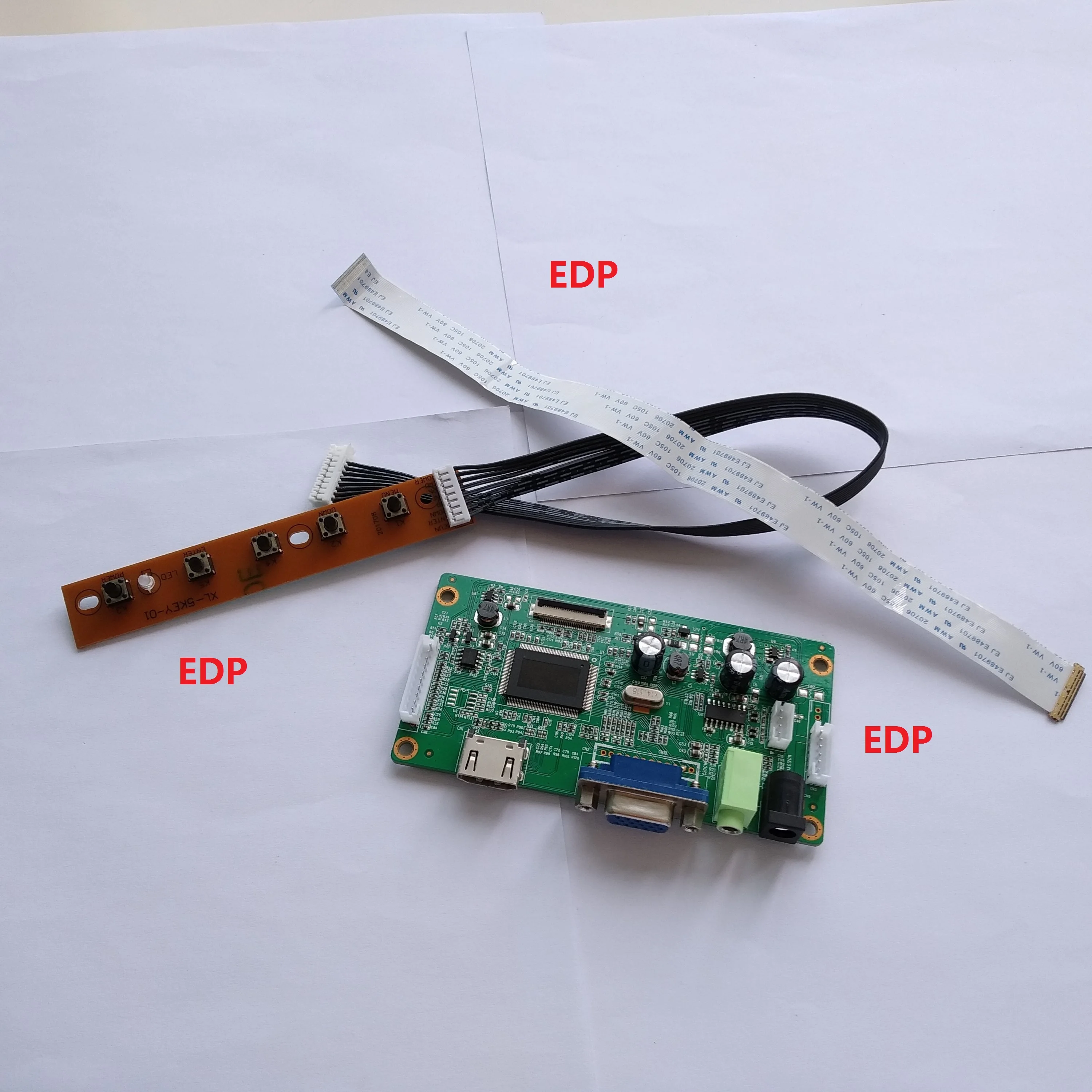

EDP HDMI совместимых с ЖК-дисплей светодиодный контроллер драйвер платы diy солнечной панели для NV156FHM-A20/NV156FHM-A21 15,6 "панель кабель монитора