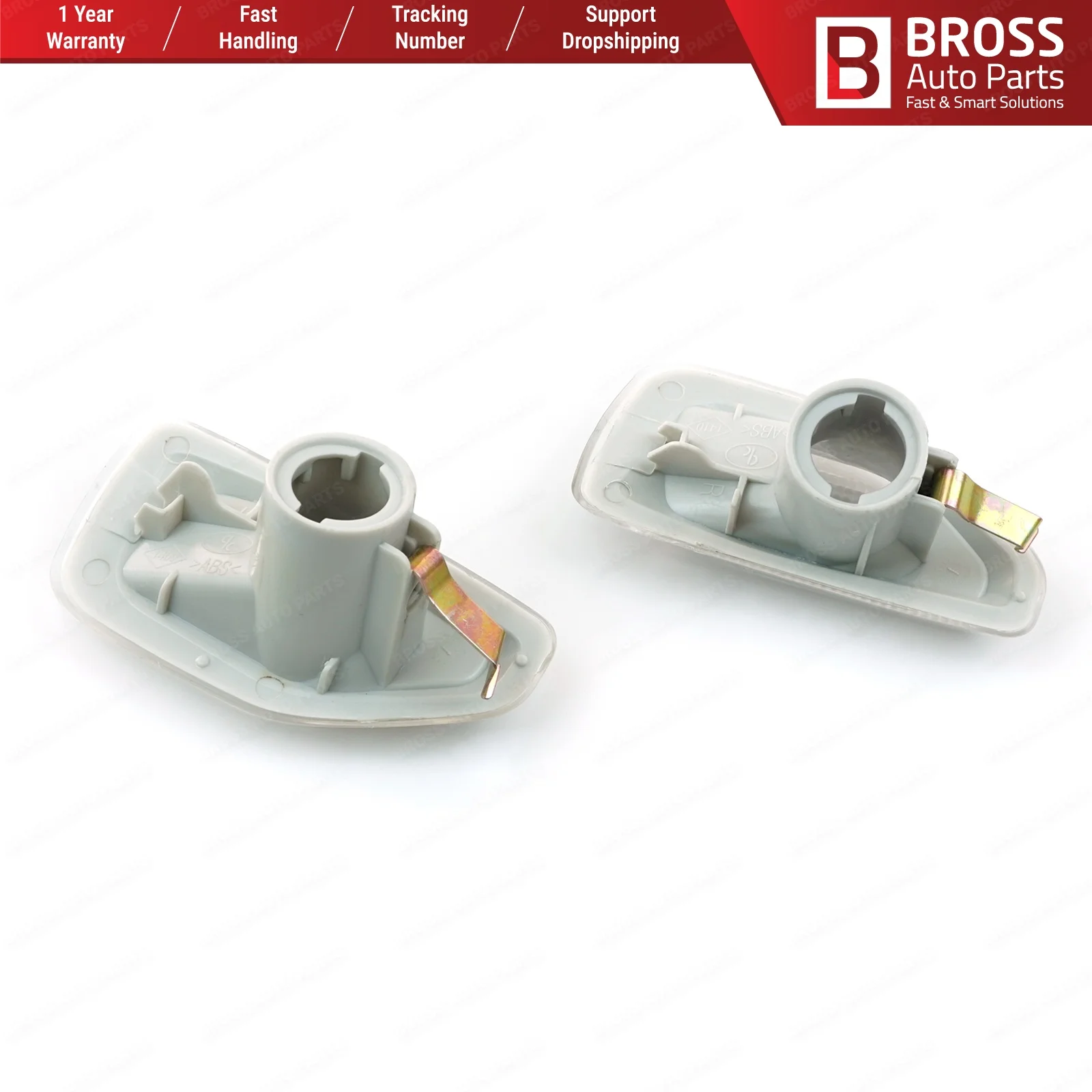 BSP742 + BSP743 2 шт. белый боковой индикатор ретранслятор лампа 261601801R 261651140R правая и