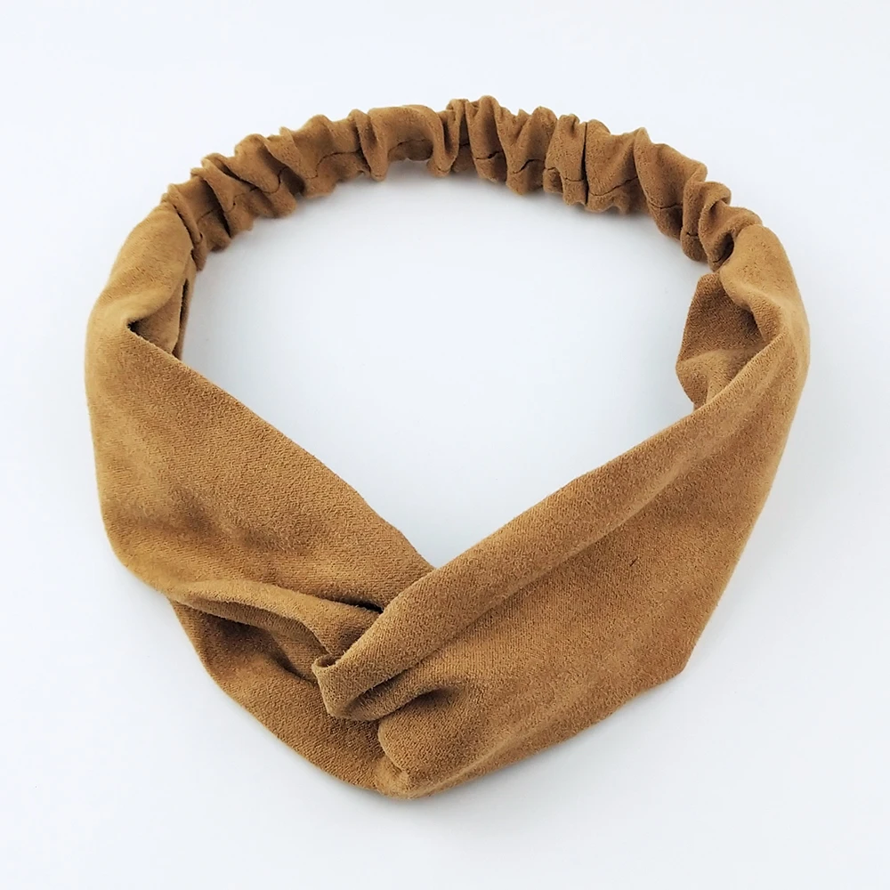 46-Headband TWDVS, Корейская шифоновая повязка на голову для женщин, ободок, простой завязанный обруч для волос, Женская повязка на голову, модные аксессуары для волос для девушек, аксессуары - Цвет: 46-Headband